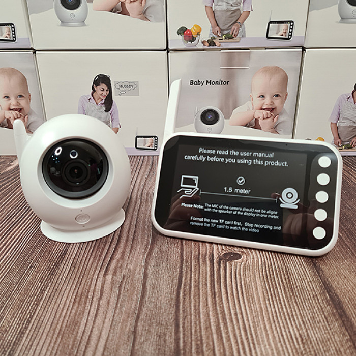 Беспроводная видеоняня Baby Monitor ABM100 с ночным видением (дисплей 4.3")