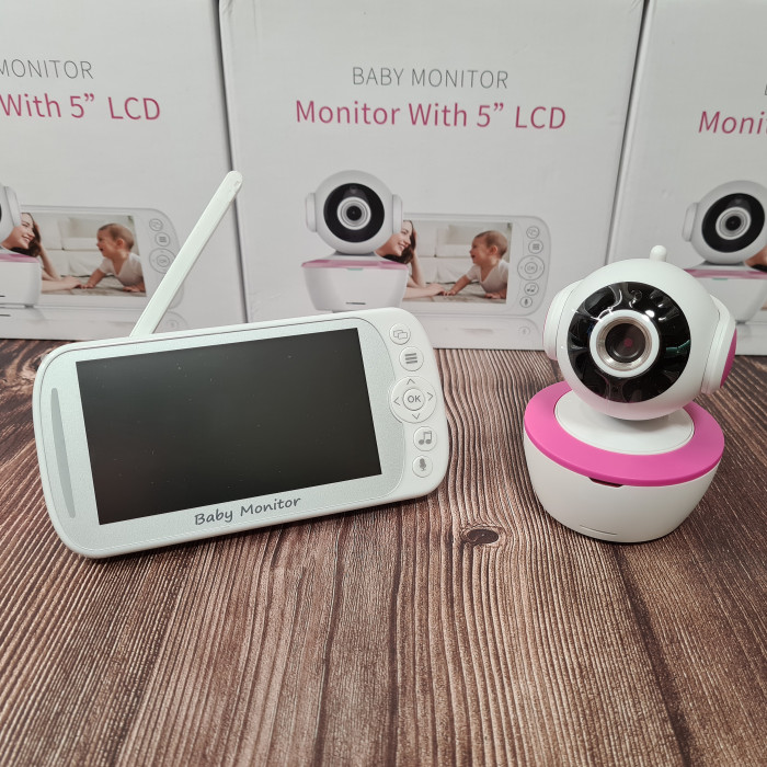Беспроводная видеоняня Baby Monitor BM-05 с ночным видением (дисплей 5")