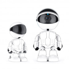 Поворотная беспроводная Wi-Fi видеоняня Robot