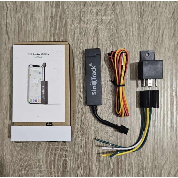GPS трекер для авто Sinotrack ST-901A з акумулятором та блокуванням двигуна