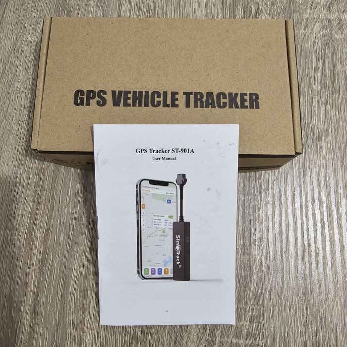GPS трекер для авто Sinotrack ST-901A з акумулятором та блокуванням двигуна