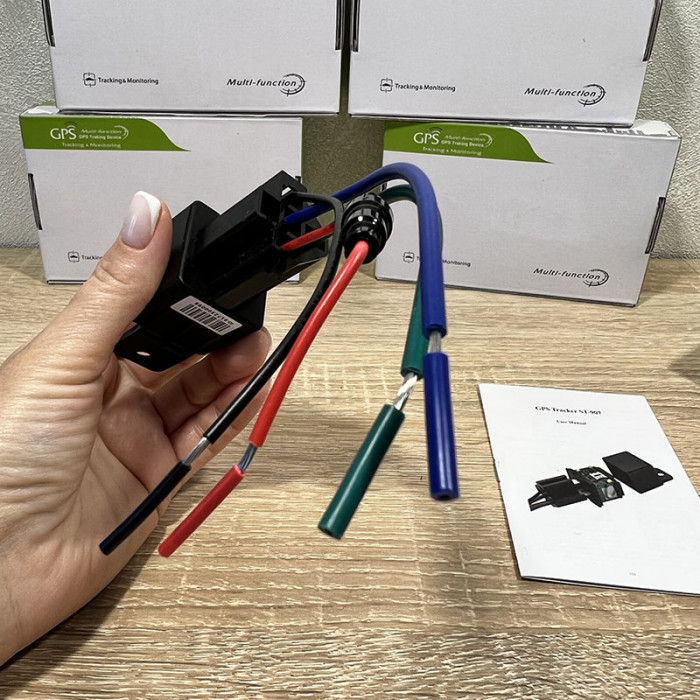 GPS трекер для авто Sinotrack ST-907 з акумулятором та блокуванням двигуна