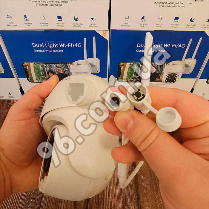 Уличная поворотная 4G GSM камера видеонаблюдения 5mp ZOOM 5X CamHi