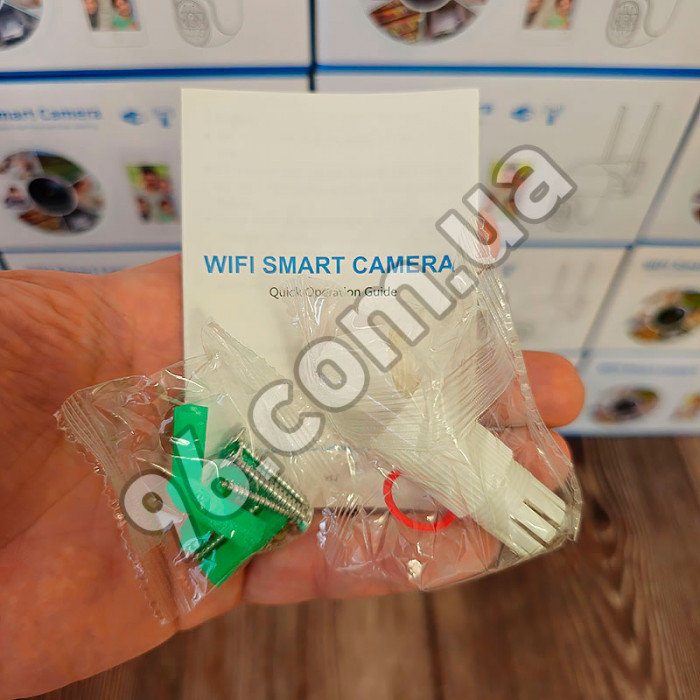 Уличная поворотная Wi-Fi ip камера видеонаблюдения Qearim 4K 8mp IPC360