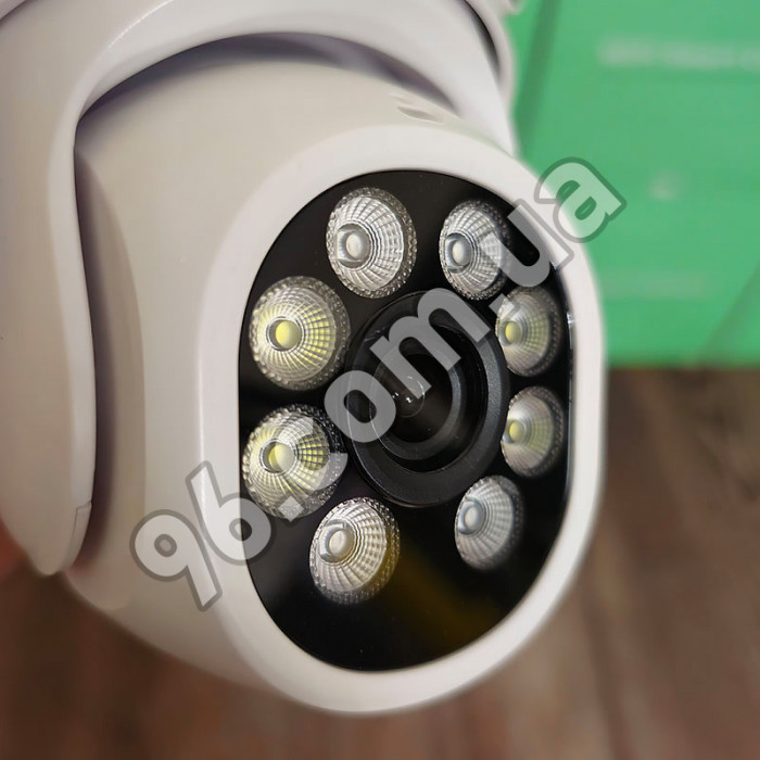 Уличная поворотная Wi-Fi ip камера видеонаблюдения Qearim 6mp ICSee XMEye