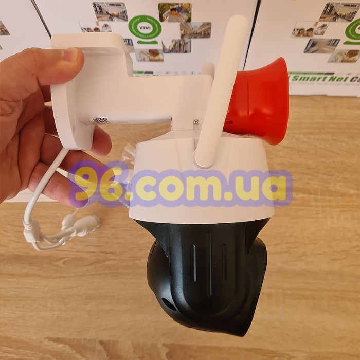 Уличная поворотная 4G GSM LTE камера видеонаблюдения Verto 3mp V380 Pro