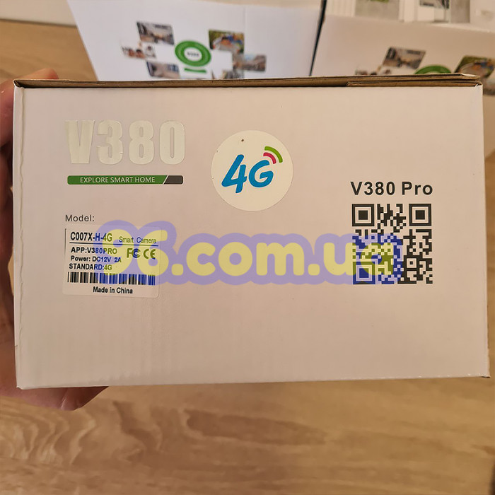 Уличная поворотная 4G GSM LTE камера видеонаблюдения Verto 3mp V380 Pro