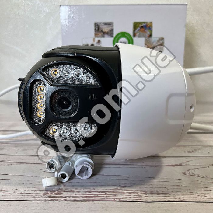 Уличная поворотная 4G GSM камера видеонаблюдения Verto 3mp V380 Pro