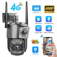 Вулична поворотна 4G GSM камера Verto 4mp