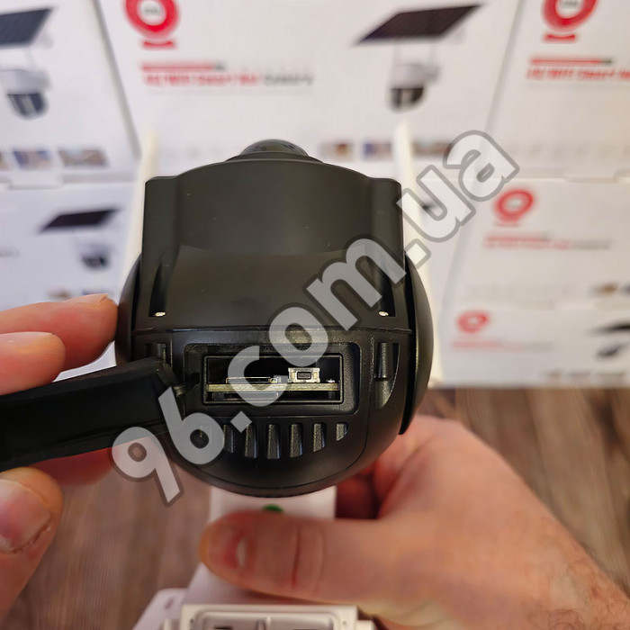 Уличная автономная поворотная 4G GSM камера видеонаблюдения Verto 5mp V380 Pro