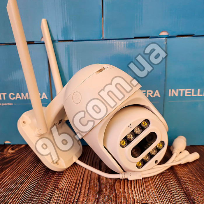 Уличная поворотная WI-FI ip камера видеонаблюдения ZOOM 10X 1080p 2mp CareCam Pro