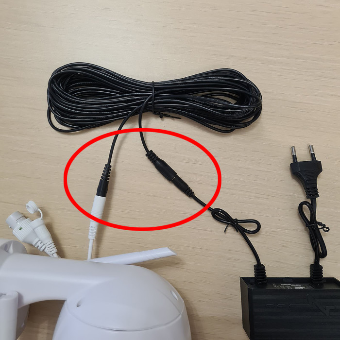 Кабель подовжувач живлення DC 12V 5.5х2.1мм 5 метрів